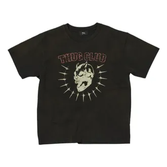 Thug Club Vintage Riding Skull T-Shirt Black TC26TS0402
