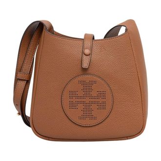 Tory Burch Tassen, Dames, Bruin, ONE Size, Leer, Miller Swing Crossbody Tas