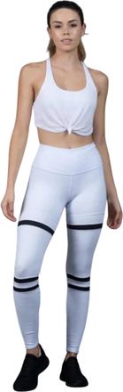 Alo Yoga Youga High Waist Legit Elastic Waist Performance Leggings in White