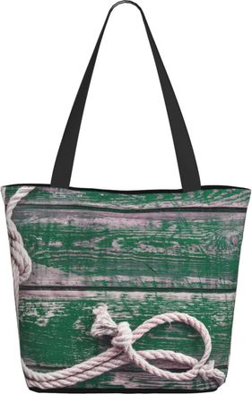 AOOEDM Woodcut Board Hemp Rope Ladies Shopping Bag 13x11x7in.The Perfect ValentineS Day Gift.It Is The Best ValentineS Day Gift For Mom, Daughter, Wife,Etc