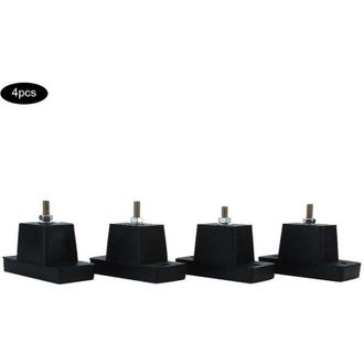 OEM Juego De 4 Almohadillas Amortiguadoras Para Aire Acondicionado - Soporte Exterior Antivibraci&oacute;n - Accesorios De Montaje Duraderos -crezuo