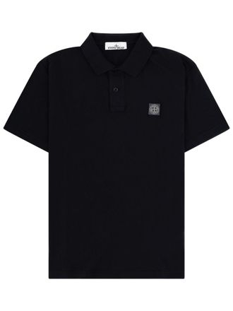 Stone Island Neutrals Left Chest Logo Polo Shirt