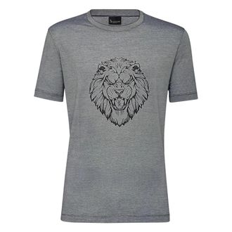 Billionaire Boys Club Camiseta Cuello Redondo Manga Corta Le&oacute;n - Tops - Hombre - Gris - S