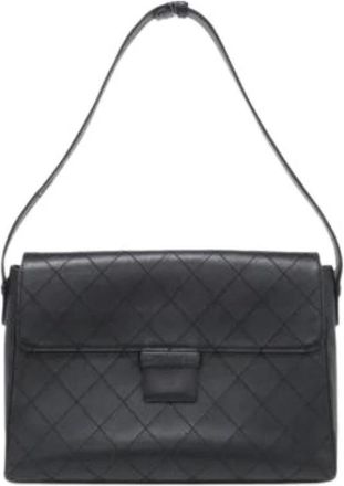 Chanel Pre-owned Shoulder Bags, female, Black, Size: ONE SIZE Pre-owned Vintage Shoulder Bag