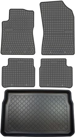 OEM Juego De Alfombrillas De Goma Para Coche Y Alfombrilla Para Maletero Para Citro&euml;n C3 Iii Hatchback Desde Enero De 2017