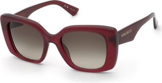 Nina Ricci SNR439 09GR Womens Sunglasses Red Size 53