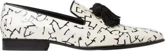 Jimmy Choo London Eric Haze Foxley Artwork Printed Loafers, Brand Size 41.5 ( US Size 8.5 )