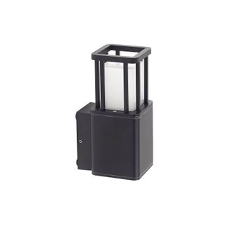 Lucande Lucande - L&aacute;mpara De Pared Led Exterior dakil En Negro Aluminio