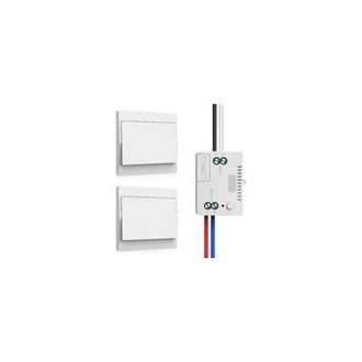 OEM Kit De Interruptores Inal&aacute;mbricos - Interruptor Inal&aacute;mbrico Autoalimentado - Interruptor De Pared Resistente Al Agua - Controla Tu Luz Desde Hasta 200