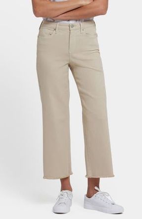 NYDJ Coco High Waist Crop Wide Leg Jeans in Feather at Nordstrom Rack, Size 16