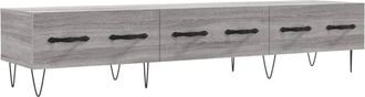 vidaXL TV Cabinet Grey Sonoma 150x36x30 cm Engineered Wood vidaXL