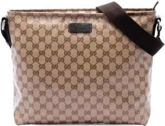 Gucci Borsa a tracolla in tela rivestita Pre-owned - - Pre-owned - Donna - Beige - ONE SIZE