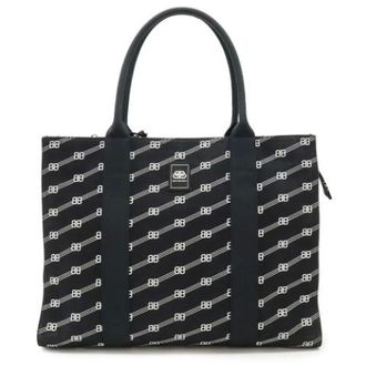 Balenciaga Pre-owned Tote Bags, female, Black, Size: ONE SIZE Pre-owned Canvas balenciaga-bags