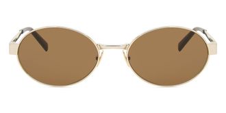 Saint Laurent SL 692 004 Womens Sunglasses Gold Size 55 - Free RX Lenses - Free RX Lenses