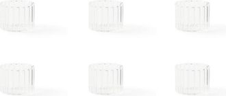 BITOSSI HOME Set of 6 Romantic Wine Glasses