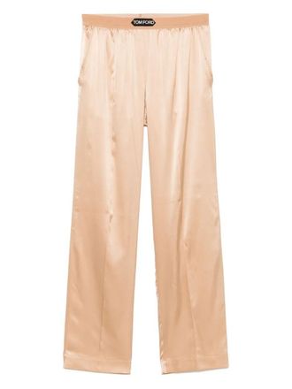 Tom Ford Womens Woman Woven Trousers - Nude Elastane - Size Medium