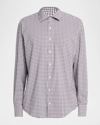 Peter Millar Mens Fairbanks Performance Twill Sport Shirt