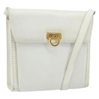 Ferragamo Pre-owned Cross Body Bags, female, White, Size: ONE SIZE Pre-owned Shoulder Bag