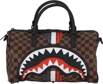 Sprayground Mini Franse Machine Duffle Tas Bruin/Zwart - unisex - Weekendtassen - Bruin - ONE Size - Tassen