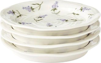 Portmeirion Set Of 4 Sophie Conran Lavandula 6In Plates