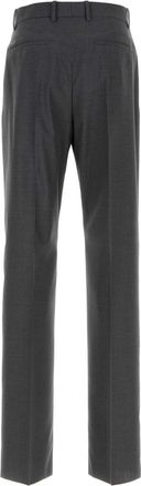 Jil Sander Mens Virgin Wool Trouser Gray