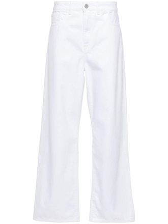 Róhe low-rise wide-leg jeans - White