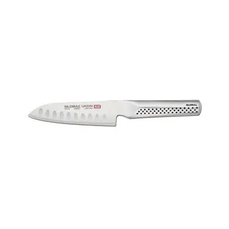 Global UKON 5 Santoku Knife, Hollow Ground in Silver at Nordstrom
