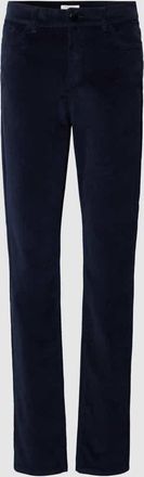 Christian Berg Hose mit Knopf- und Rei&szlig;verschluss in Dunkelblau, Gr&ouml;&szlig;e 34/32