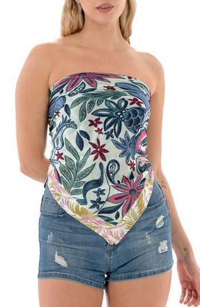 Nicole Miller Paisley Square Scarf in Blue at Nordstrom Rack