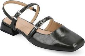 Journee Collection Gretchenn Slingback Mary Jane Pump in Olive at Nordstrom Rack, Size 8.5