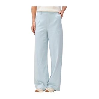 Object Object - Dames Broeken Objlisa Wide Pant - Dames - Broeken - Blauw - Maat: XS Nylon