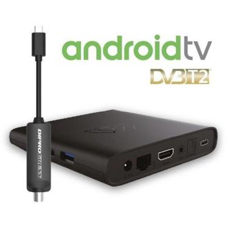 OEM DiProgress Decoder Smart TV Android DVB-T2 4K DPATV2 per Digitale Terrestre