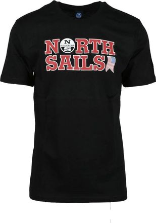 North Sails Tops, Heren, Zwart, XL, Katoen, North Sails tshirt