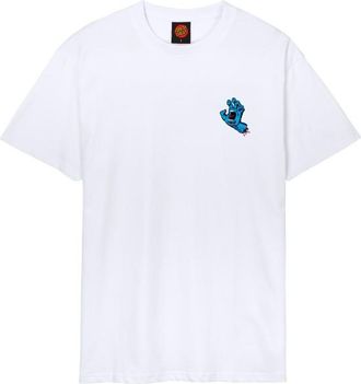 Santa Cruz Screaming Hand Chest T-Shirt T-Shirt für Herren | weiß