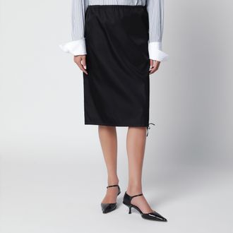 Prada Gonna tubino nera in Re-Nylon