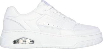 Skechers Womens Uno Court-Courted Shoes In White