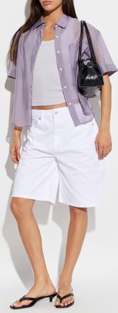 Rag & Bone Shirt With Pocket, Womens, Purple