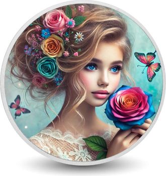 OEM Rosalie En Flor, Moneda De Plata De 1 Oz