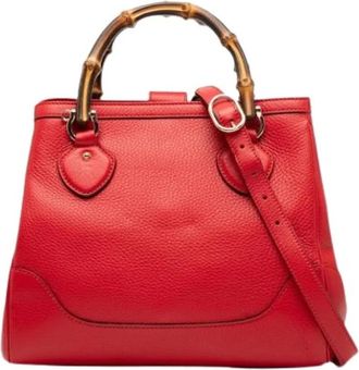Gucci Pre-owned Handbags, female, Red, Size: ONE SIZE Pre-owned Vintage Handbag