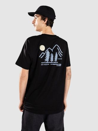 Coal Mountainscape 2.0 T-Shirt schwarz