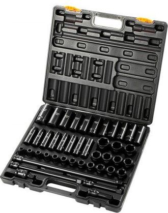OEM Schlag-steckschl&uuml;ssel-set 1.27cm, 43-teiliges Schlag-steckschl&uuml;ssel-set, Standard-steckschl&uuml;ssel-sortiment, 12,7 Mm Steckschl&uuml;sselsatz, 6-punkt-stecks