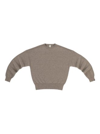 Extreme Cashmere oversized knitted sweater - Beige
