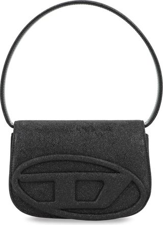 Diesel Tassen, Dames, Zwart, ONE Size, Katoen, 1DR Schoudertas