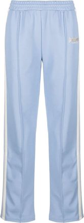 Sporty & Rich logo-embroidered track pants - women - Polyester/Cotton - M - Blue