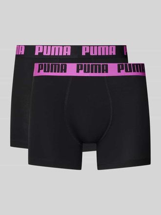 Puma Trunks aus Baumwoll-Mix im 2er-Pack in Black, Gr&ouml;&szlig;e XXL