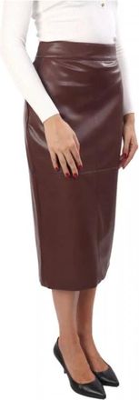 Elisabetta Franchi Dames, Rokken, Bruin, Maat: XL