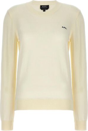 A.P.C. A.p.c., Dames, Truien, Beige, Maat: L Katoen