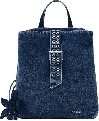 Desigual Mini Denim Backpack in Dark Blue at Nordstrom
