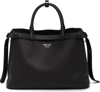 Prada Buckle Tote Bag