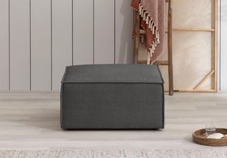 HOME AFFAIRE Hocker »SHERWOOD« Hocker quadratisch, ideale Ergänzung zum Loveseat SHERWOOD